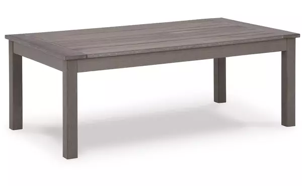 hillside barn driftwood rectangular cocktail table by ashley