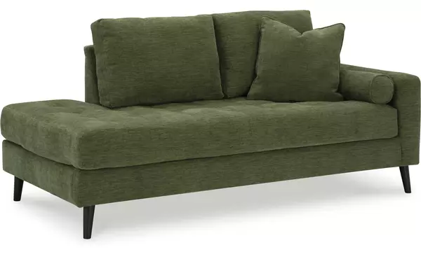 bixler olive raf corner chaise by ashley