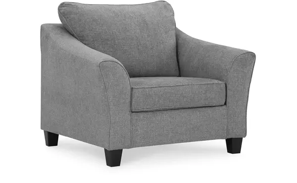 mathonia smoke chair and a half by ashley
