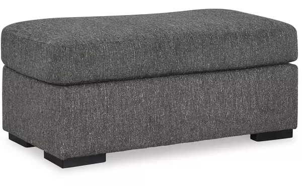 gardiner pewter ottoman by ashley