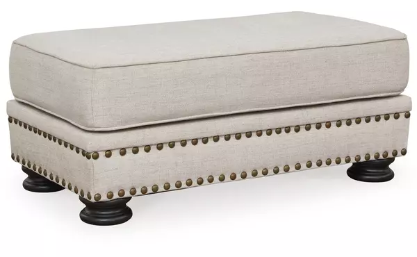 merrimore linen ottoman by ashley