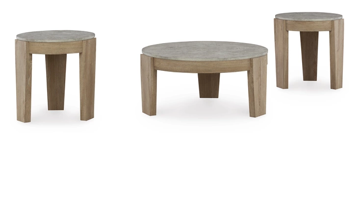 Guystone OCCASIONAL TABLE SET (3/CN) ASHLEY Two-tone T237-13