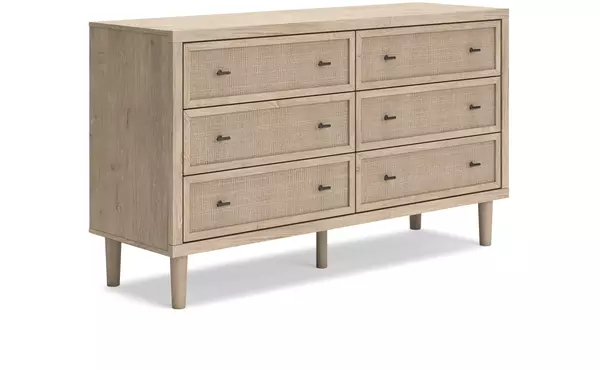 six drawer dresser ashley cielden two-tone B1199-231