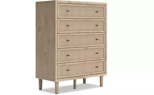 five drawer chest ashley cielden two-tone B1199-345