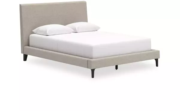 queen uph bed w/roll slats ashley cielden two-tone B1199-81