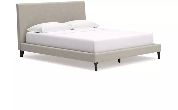 cal king uph bed w/roll slats ashley cielden two-tone B1199-94