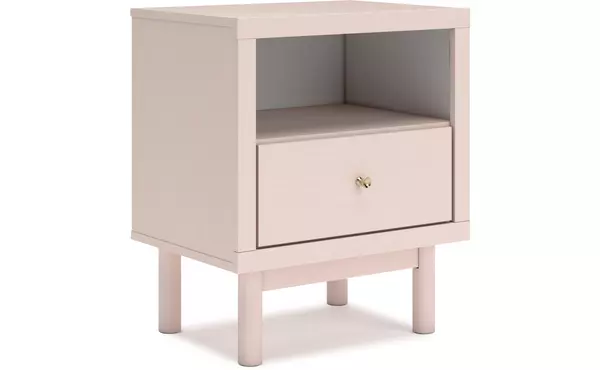 wistenpine blush one drawer night stand by ashley