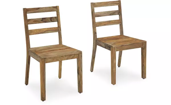 dressonni brown/black dining room side chair (2/cn) by ashley