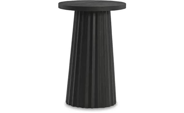 ceilby black accent table by ashley