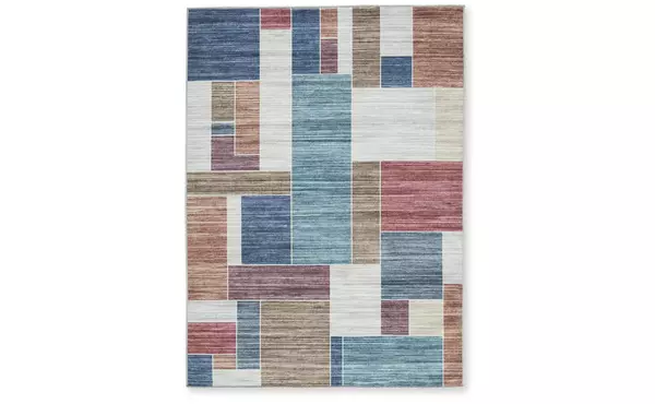 numore multi washable large rug by ashley