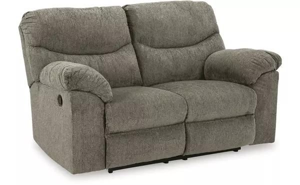 alphons putty reclining loveseat by ashley