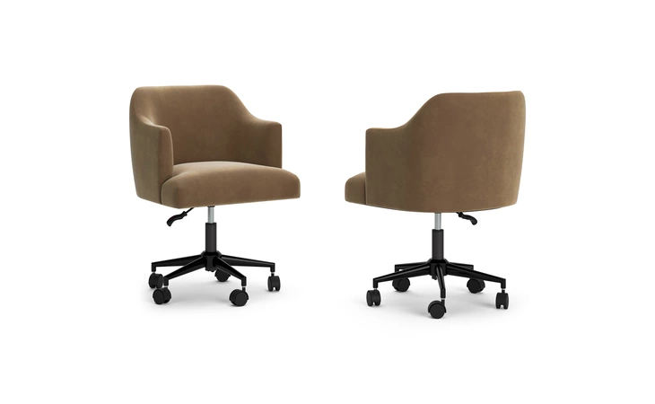 Austanny HOME OFFICE DESK CHAIR (1/CN) ASHLEY Warm Brown H683-01A
