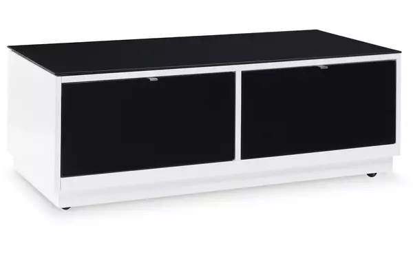 gardoni white/black rectangular cocktail table by ashley