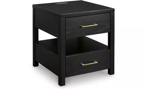 winbardi black rectangular end table by ashley