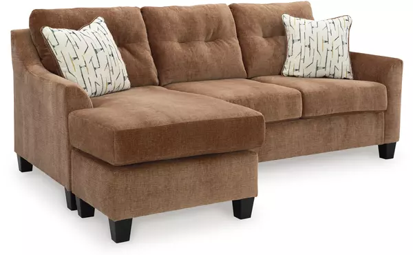 amity bay clay sofa chaise by ashley