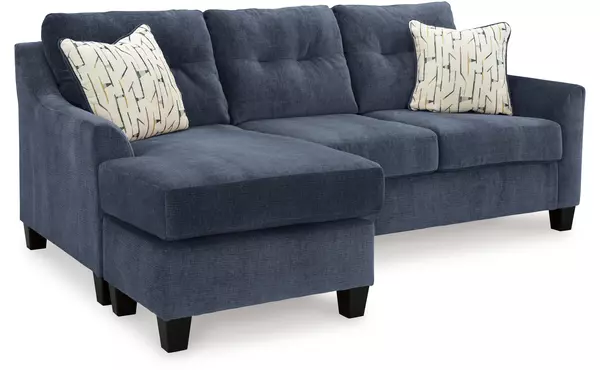 amity bay ink sofa chaise by ashley