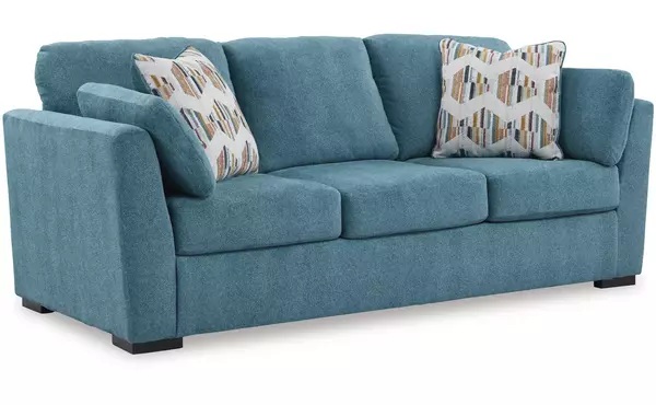 sofa ashley keerwick teal 6750738