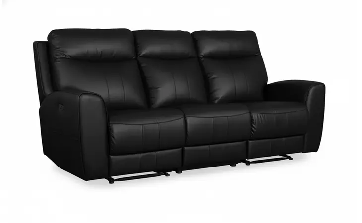 3225PRSBLK P2 POWER LEATHER RECLINING SOFA BLACK ISELLA SOFA  3225PRSBLK
