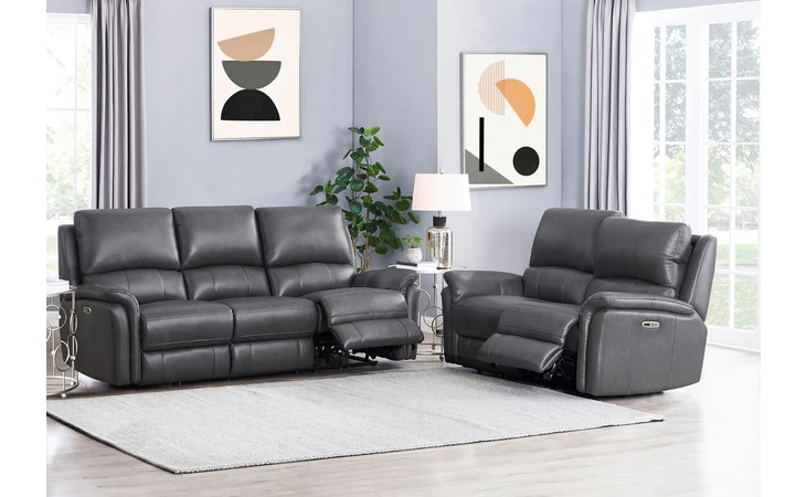 1273PWRLOVE  LEATHER POWER RECLINING LOVESEAT