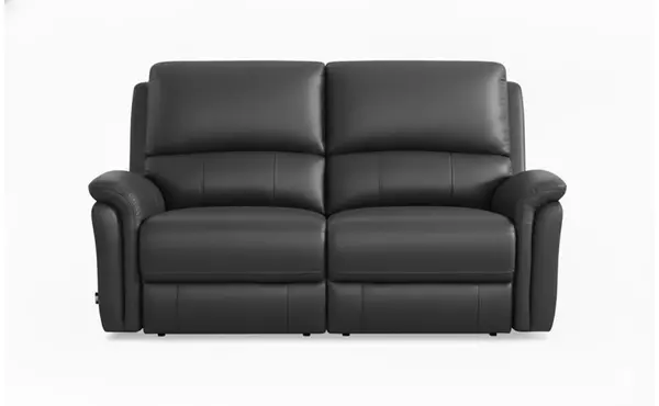 leather reclining loveseat black EXACT 1273rcllove  1273RCLLOVE