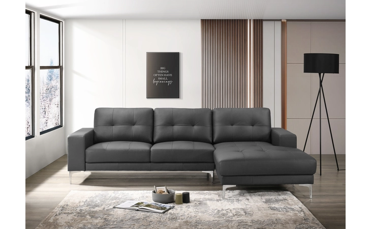 8314FFLHFLOVE 100% 100% LEATHER SECTIONAL-3 Colours