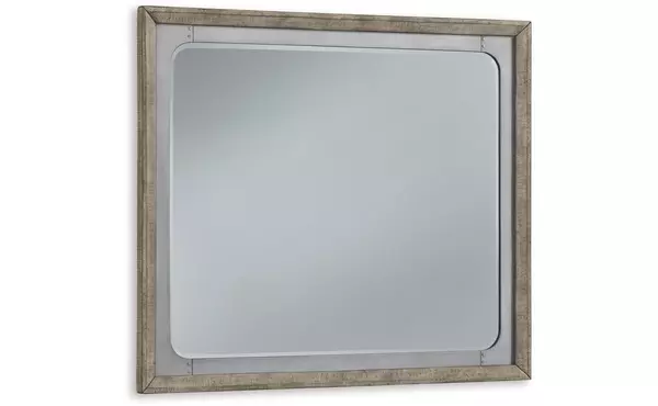 langford light grayish brown bedroom mirror by ashley