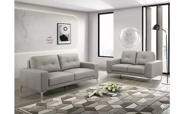 sofa light gray by exact