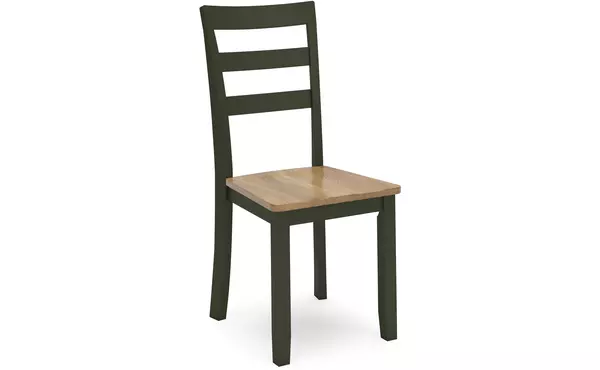 gesthaven natural/green dining room side chair (2/cn) by ashley