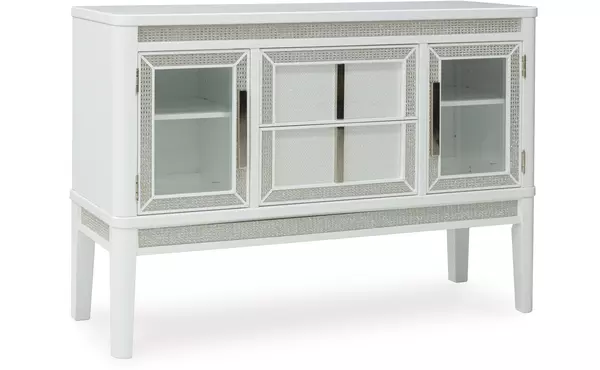 chalanna white dining room server by ashley