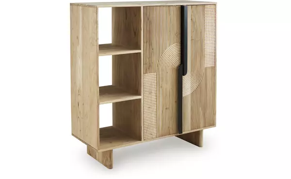 kierwell natural accent cabinet by ashley