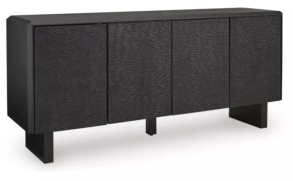 farrelmore black accent cabinet by ashley
