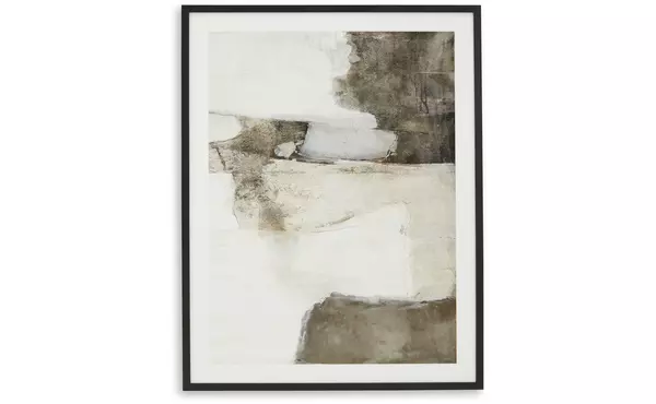 aldricton brown/white wall art by ashley