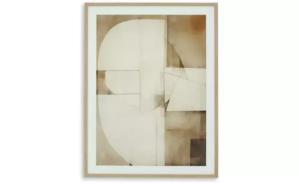corlain brown/tan/white wall art by ashley