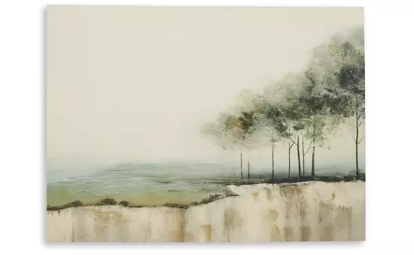 donry beige/green wall art by ashley