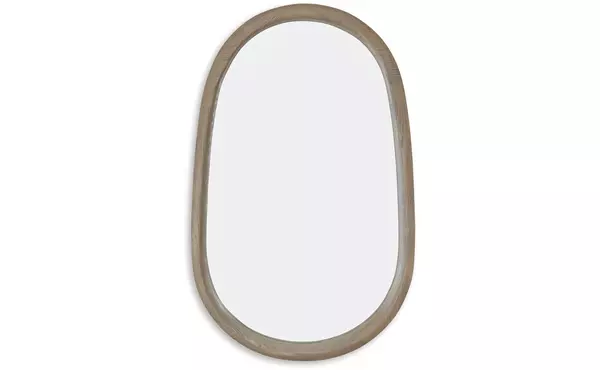aarilynn antique brown accent mirror by ashley