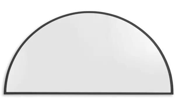 denlow black accent mirror by ashley
