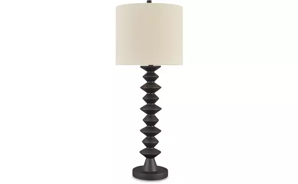 luanndon black poly buffet lamp (1/cn) by ashley