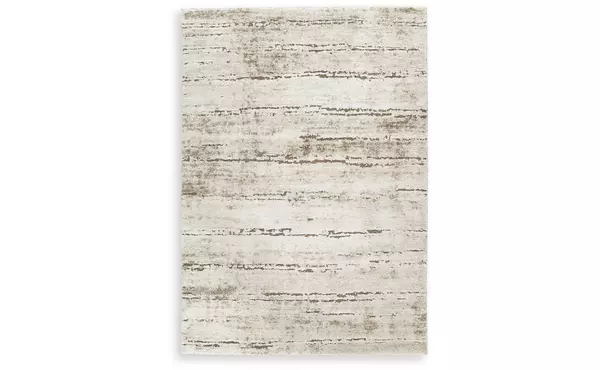kasney cream/brown large rug by ashley