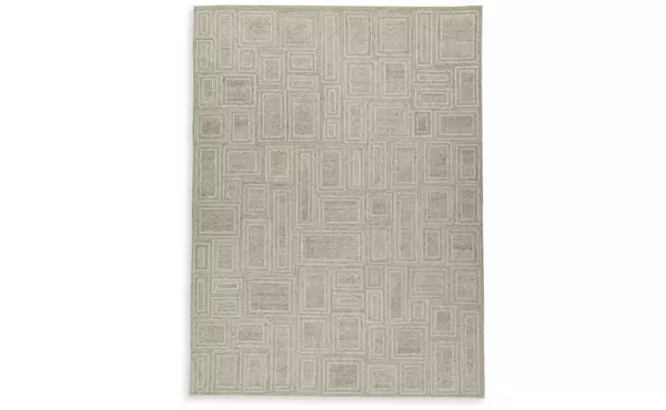 brickburgh gray/ivory/honey extra large rug by ashley