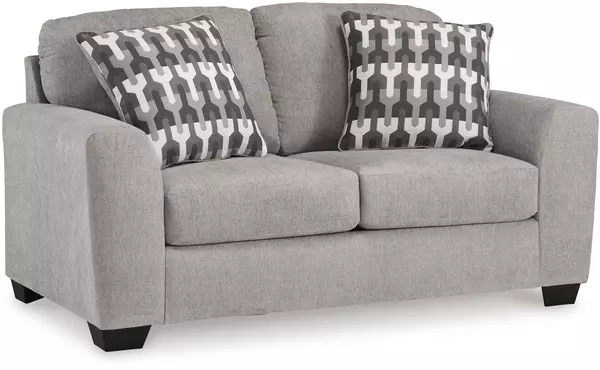 avenal park flannel loveseat by ashley