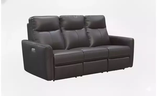 leather p2 power reclining sofa darkgrey by exact