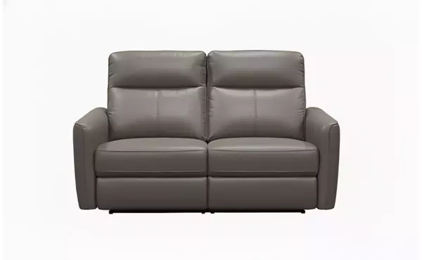 leather p2 power reclining loveseat grey by exact