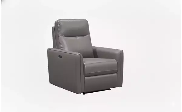 leather p2 power recliner grey by exact