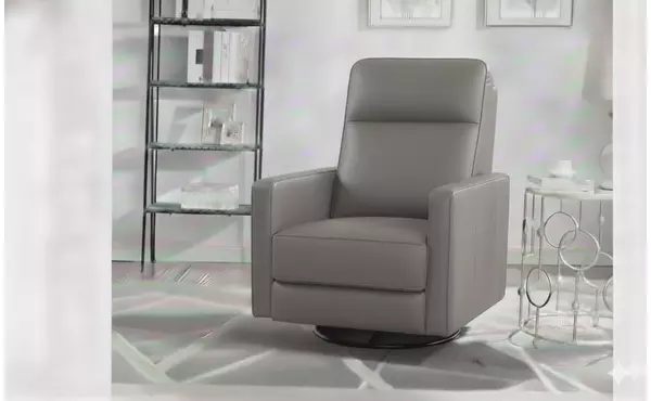 leather power recliner recliner grey by exact