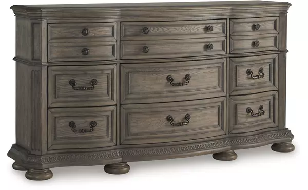 ardenfield light brown dresser by ashley