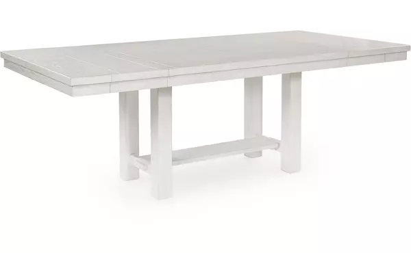 robbinsdale antique white rect dining room ext table by ashley