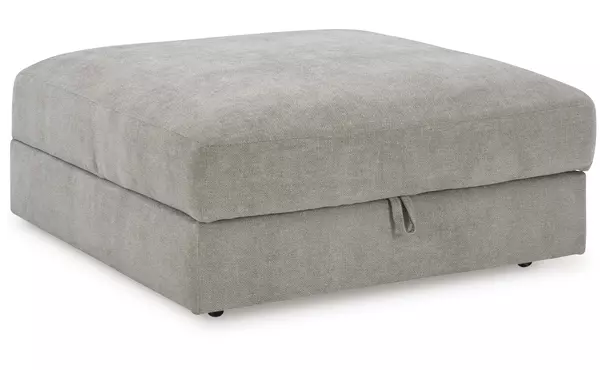 aslan court flax ottoman with storage by ashley