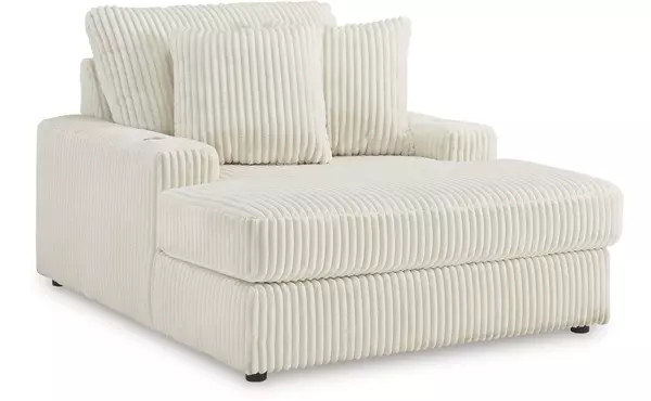 lindyn ivory chaise by ashley