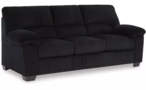 simplejoy onyx sofa by ashley