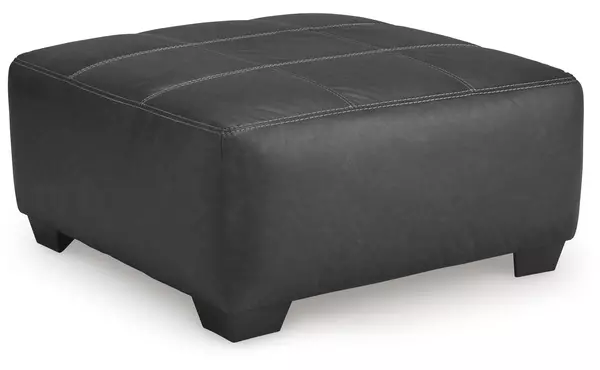 brixley pier graphite oversized accent ottoman by ashley
